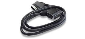 Obrázok tovaru: SCART - SCART kábel 1,5m, 21-pinový, tienený
